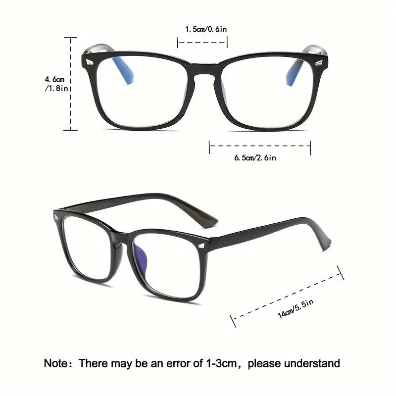 Clarity Square Clear Lens Glasses