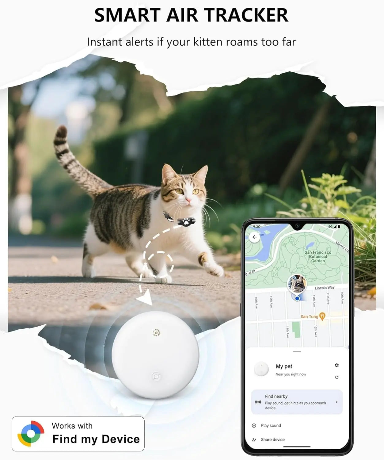Smart Pet Finder Tag