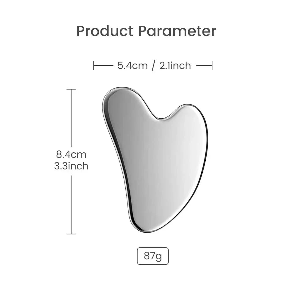 Steel Gua Sha Facial Tool
