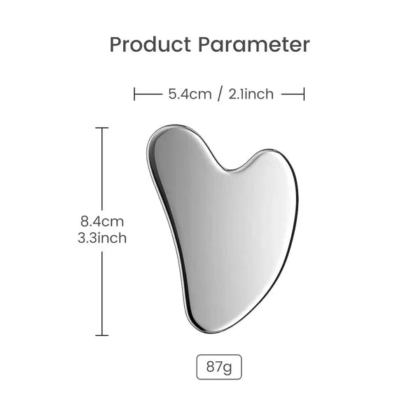 Steel Gua Sha Facial Tool