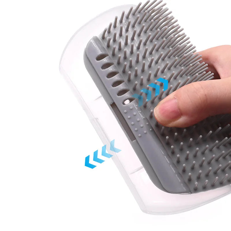 Corner Cat Play Scratcher Brush