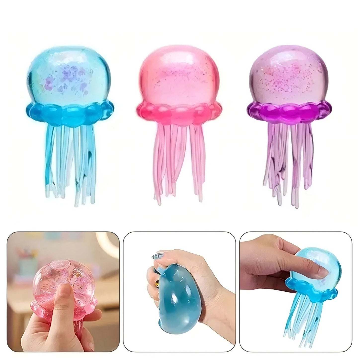 CalmGrip Jelly Squish Stress Cube