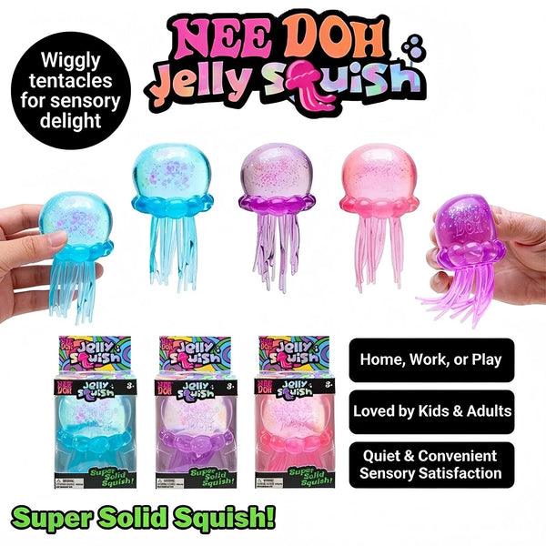 CalmGrip Jelly Squish Stress Cube